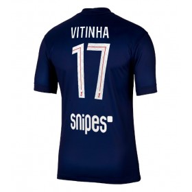 Pánské fotbalový oblečení Paris Saint-Germain Vitinha #17 Domácí košile 2025-26 Krátkým Rukávem